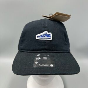Nike Unstructured Dunk Low Patch Hat. Shoe Adjustable Club Cap Sz M/L FN4404-010